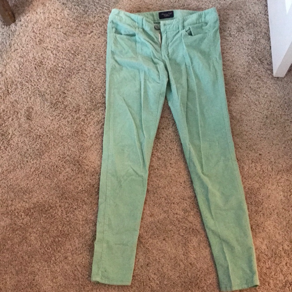 AE teal pants
